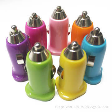 Hot-Selling small and colorful USB car chargerNew